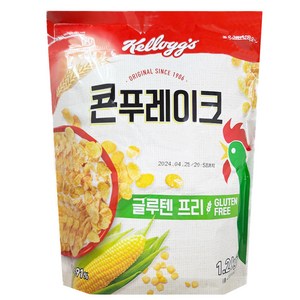 켈로그 콘 푸레이크, 1.2kg, 4개