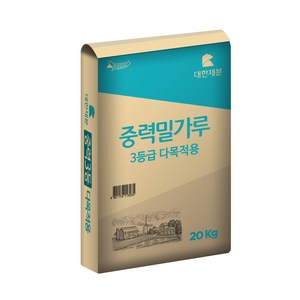 중력밀가루 3 등급, 20kg, 1개