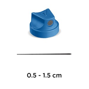 모로토우 스프레이 분사 조절 캡 노즐캡 (10개입), 900.077 프레임 수퍼파인캡(블루/그레이), 10개