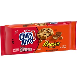 [미국직배송]나비스코 칩스 아호이 리세스 피넛 버터 컵 /CHIPS AHOY Cookies with Reese's Peanut Butter Cups, 269g, 1개