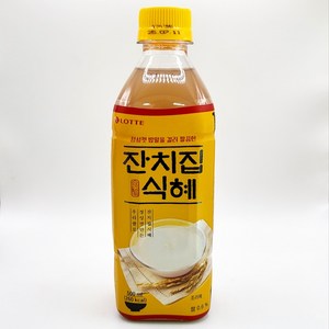 롯데칠성) 잔치집 식혜, 18개, 500ml