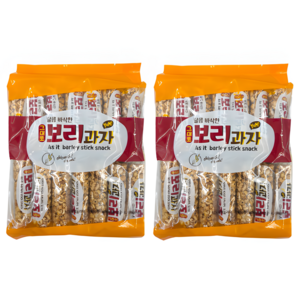 달콤 바삭한 그대로 보리과자, 2개, 400g