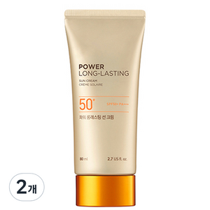 더페이스샵 파워 롱래스팅 선 크림 SPF50+ PA+++, 80ml, 2개