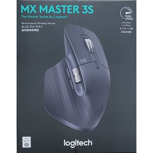 로지텍 MX MASTER 3S 무선 마우스, MR0096, 그래파이트