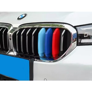 BMW 5시리즈 F10 G30 키드니 삼색 그릴 클립 커버, 14-17년식 F10모델, 1개