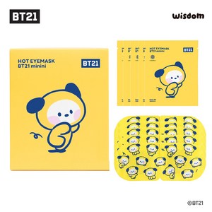 BT21 미니니 핫 아이마스크 (5ea) CHIMMY 치미, 1개, 5매입