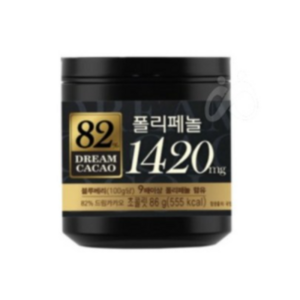 롯데 드림카카오 82% 폴리페놀 초콜릿, 86g, 3개