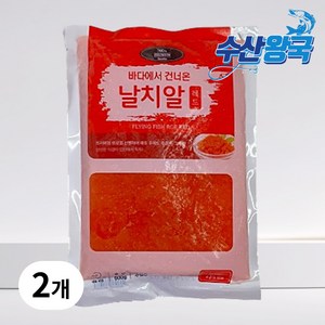 수산왕국 날치알 레드 500g 1개, 2개