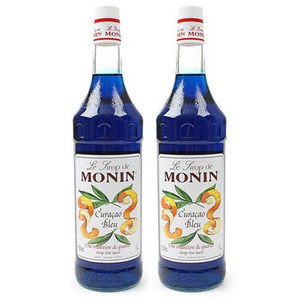 모닌 블루큐라소시럽 1000ml 2개세트, 1L, 2개