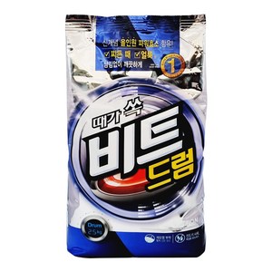 비트 분말세제 드럼용 리필, 2.5kg, 4개