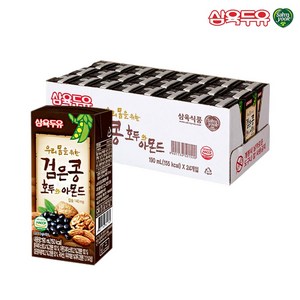 삼육두유 검은콩 호두와아몬드, 190ml, 24개