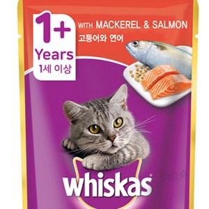 위스카스 어덜트 고양이 습식사료