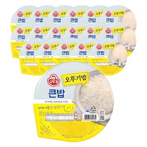 맛있는 오뚜기밥 큰밥, 300g, 18개