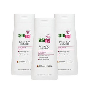 Sebamed Daily Hai Washing 세바메드 에브리 데이 샴푸 13.5floz 400ml 3팩, 3개