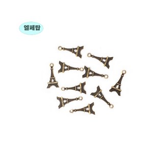 지퍼고리3호 악세사리 청동고리 앤티큐고리 골드고리(장식1개), 엘페탑, 1개