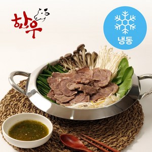 다 되어 나온 한우사태수육 슬라이스 1.8kg 국밥 수육 찜 한우사골육수2팩포함, 1개