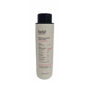 빌리프 위치 헤이즐 허벌 익스트랙트 건성 수분 토너 200ml, 1개