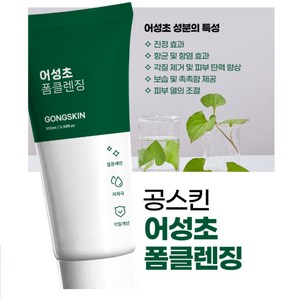 [365쇼핑] 공스킨 어성초 폼클렌징, 5개, 100ml