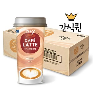 [매일유업 컵커피] 마이 카페라떼 마일드 220ml 10컵+10컵, 20개