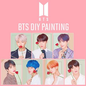 BTS 그림그리기 세트 방탄소년단 페인팅 40x50, 슈가, 1개