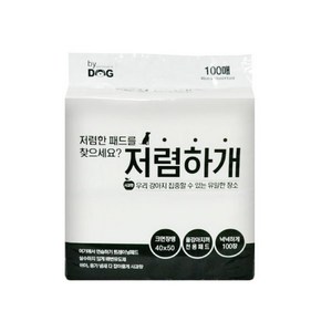 바이독 저렴하개 배변패드 사과향 100p, 1팩, 100매