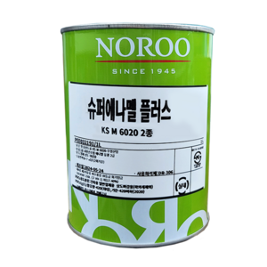 노루페인트 목재 철재용 유성페인트 슈퍼에나멜 플러스 1L, 백색(무광), 1개