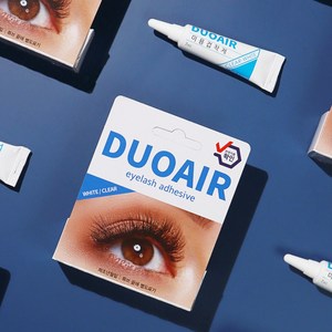 듀오에어 속눈썹풀 속눈썹접착제 글루 7ml DUOAIR, 클리어톤(흰색-반투명풀), 1개