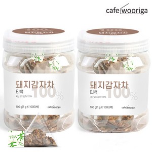 카페 우리가 국산 돼지감자차 100티백, 1g, 100개입, 2개