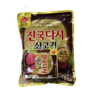 대상 청정원 쇠고기다시다 진국다시 2kg, 1