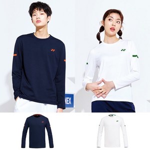 남성 여성 공용긴팔티셔츠 231TL001U NV WH