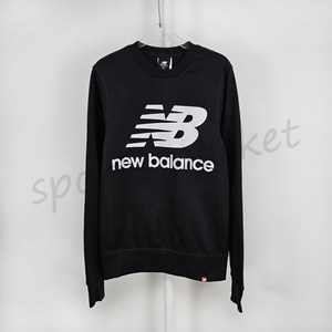 뉴발란스 NBNCC46011 블랙 MT03560 NB Essentials Stacked Logo 스웻셔츠 티셔츠 남자 기본맨투맨