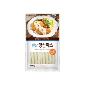 흰살 생선까스 3kg, 1개