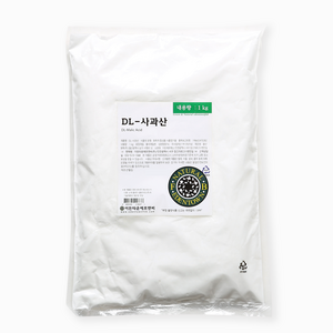 이든 사과산 1kg 사과산 능금산 식품첨가물 신맛 산도조절제 청량음료 젤리 마요네즈 마가린, 1개