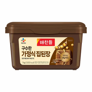 해찬들 구수한 가정식 집된장, 1kg, 2개