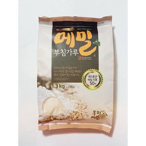 봉평 메밀부침가루( 국산메밀 50% 사용 ), 1개, 1.3kg