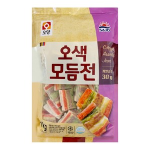 사조 오색모듬전1kg사조, 1kg, 1개