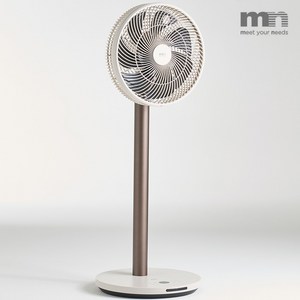 엠엔 bldc 무선 선풍기 스탠드 리모컨 발터치 저소음, FNC-D12MBG(베이지)