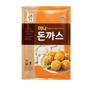 사조오양 미니돈까스 1kg, 2개