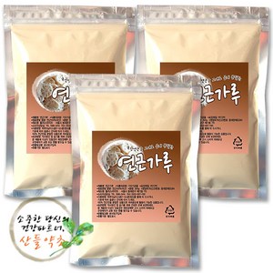 [할인 행사중]국내산 연근 가루 분말, 300g, 3개