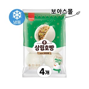 삼립 냉동 꼬마호빵 야채 6입, 240g, 4개