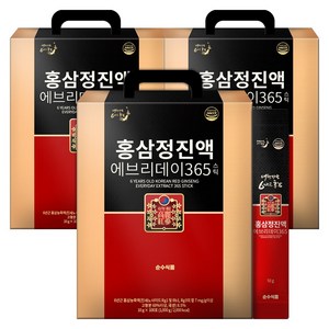 순수식품 홍삼정진액 에브리데이 365 스틱, 100포, 1kg, 3개