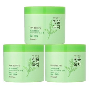 과일나라 첫물녹차 클렌징크림 300g, 3개