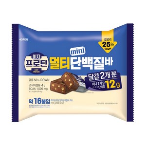 롯데웰푸드 이지프로틴 멀티 미니 단백질바, 213g, 1개