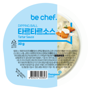 푸드올마켓_ 동원홈푸드 디핑볼 타르타르소스 한박스(30g x 32ea) 23.3.1까지, 30g, 32개