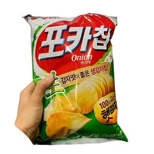 오리온 포카칩 어니언, 137g, 3개