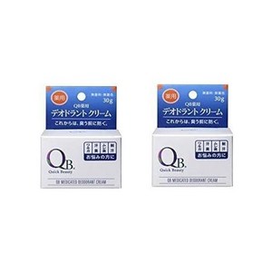 일본직발송 6. 리베르타 QB 데오도란트 크림 30G×2개 B007TDTXV8, 30g, 2개