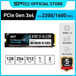 실리콘파워 Silicon Powe P34A60 PCie 3.0 NVME SSD M.2 2280, 2TB