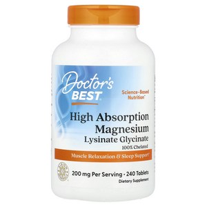 닥터스 베스트 킬레이트 고흡수성 마그네슘 미네랄100mg, 240정, 1개