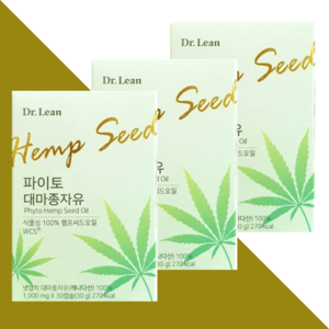 닥터린 파이토 대마종자유 1000mg 30캡슐 x3개 /slm, 30정, 3개