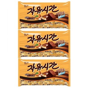 해태 자유시간 아몬드 초코바, 506g, 3개